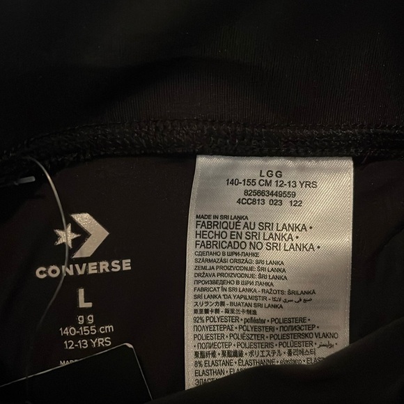 Converse Chuck Taylor Patch High Rise Leggings Girl Size Large (12-13) - Picture 5 of 5